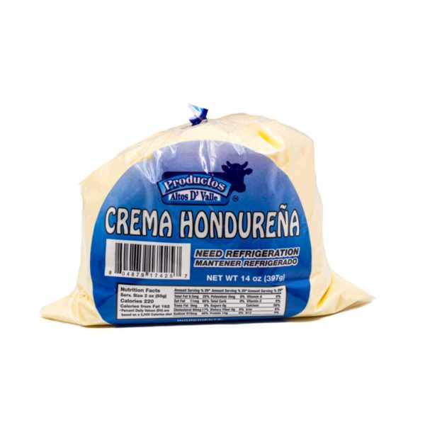 Crema hondureña | D'Valle